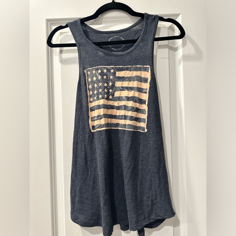 Lucky Brand American Flag Tank Too